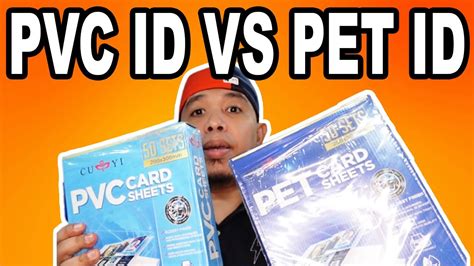 pvc vs pet id card